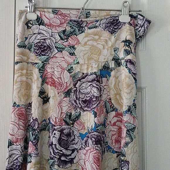Lularoe  floral maxi  skirt  Sz M NWOT - Picture 4 of 7